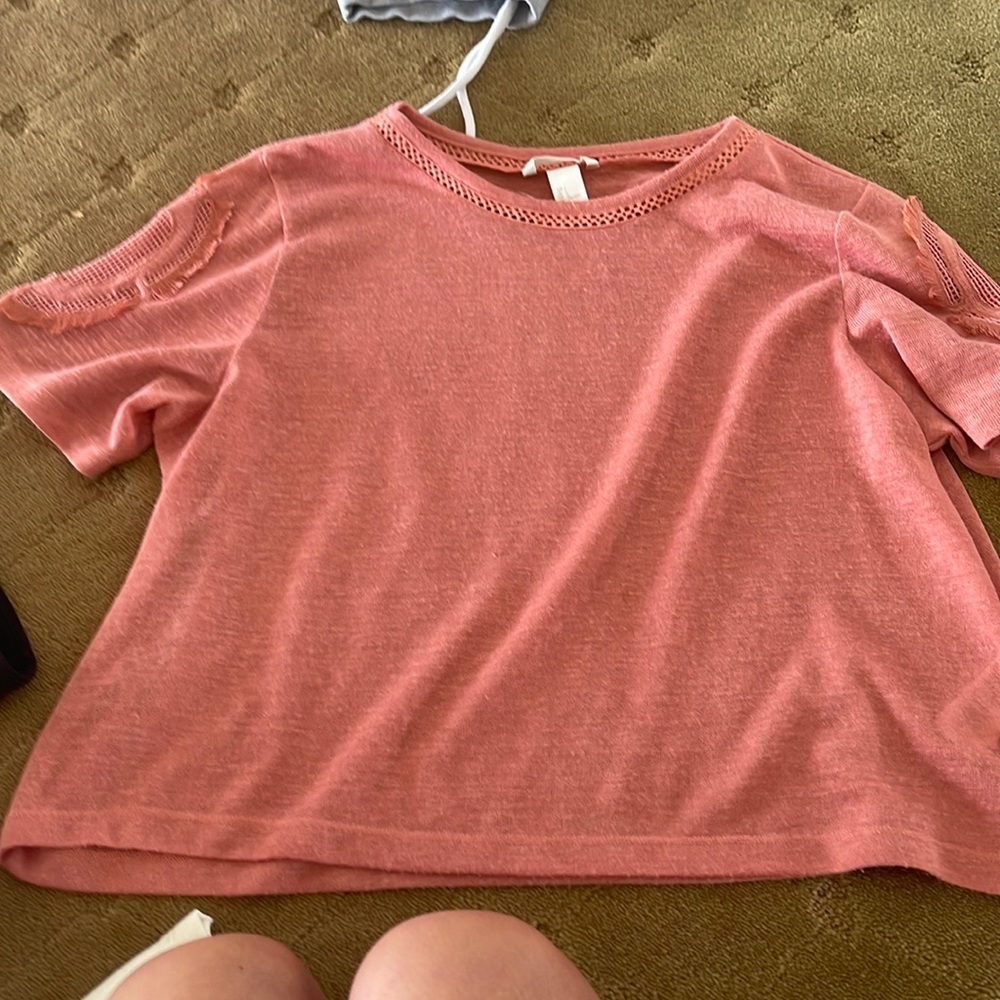 Cute coral blouse